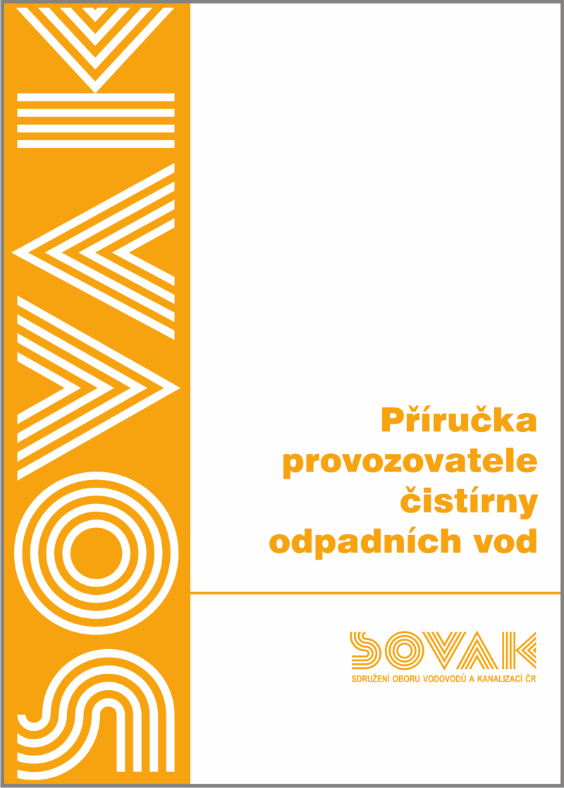 Obálka Příručky provozovatele čistírny odpadních vod Obálka Příručky provozovatele čistírny odpadních vod