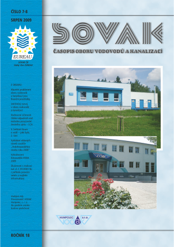 Obálka čísla 7-8/2009 časopisu Sovak