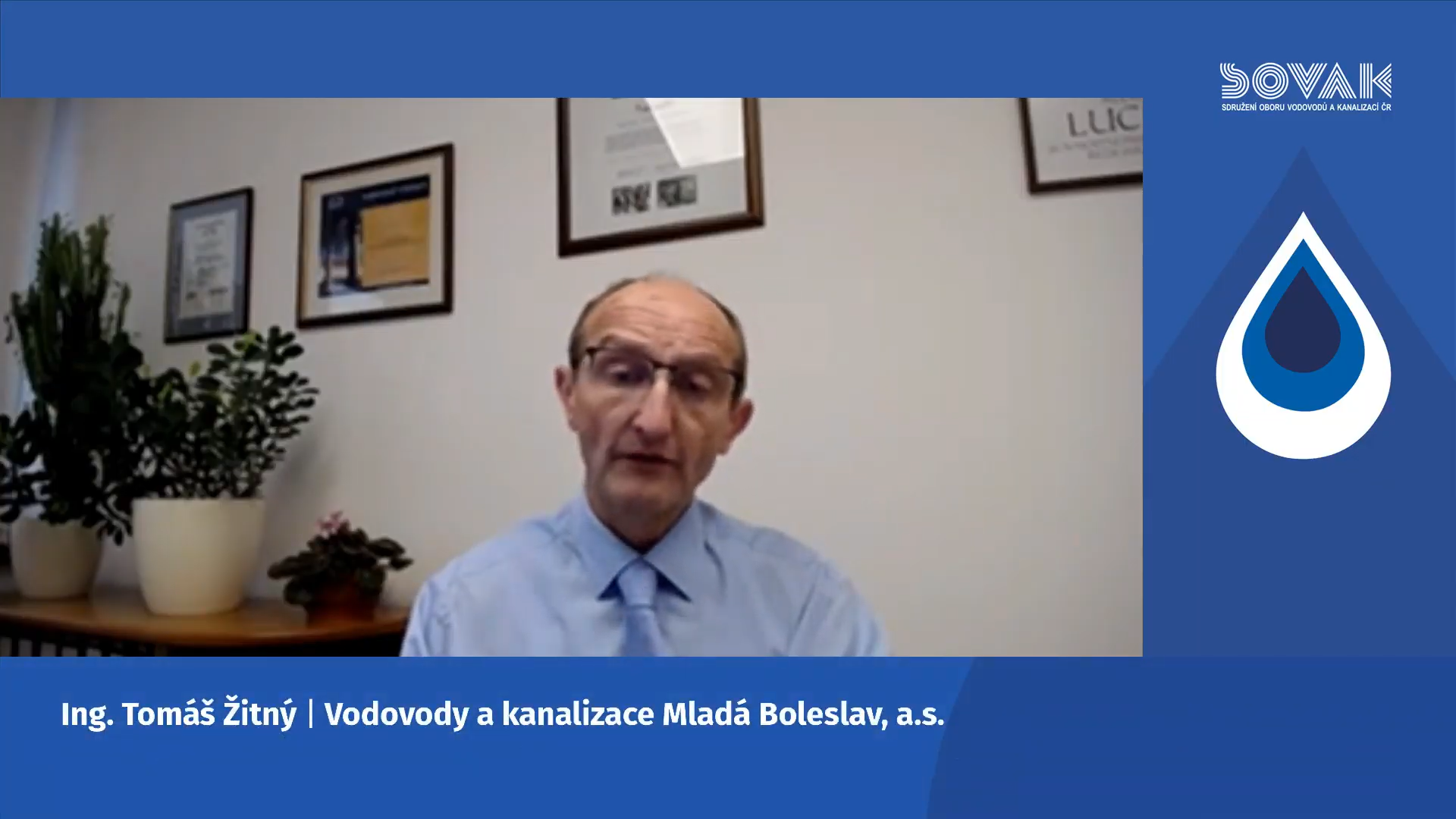 Přednášející na webkonferenci Provoz vodovodů a kanalizací Ing. Tomáš Žitný Přednášející na webkonferenci Provoz vodovodů a kanalizací Ing. Tomáš Žitný