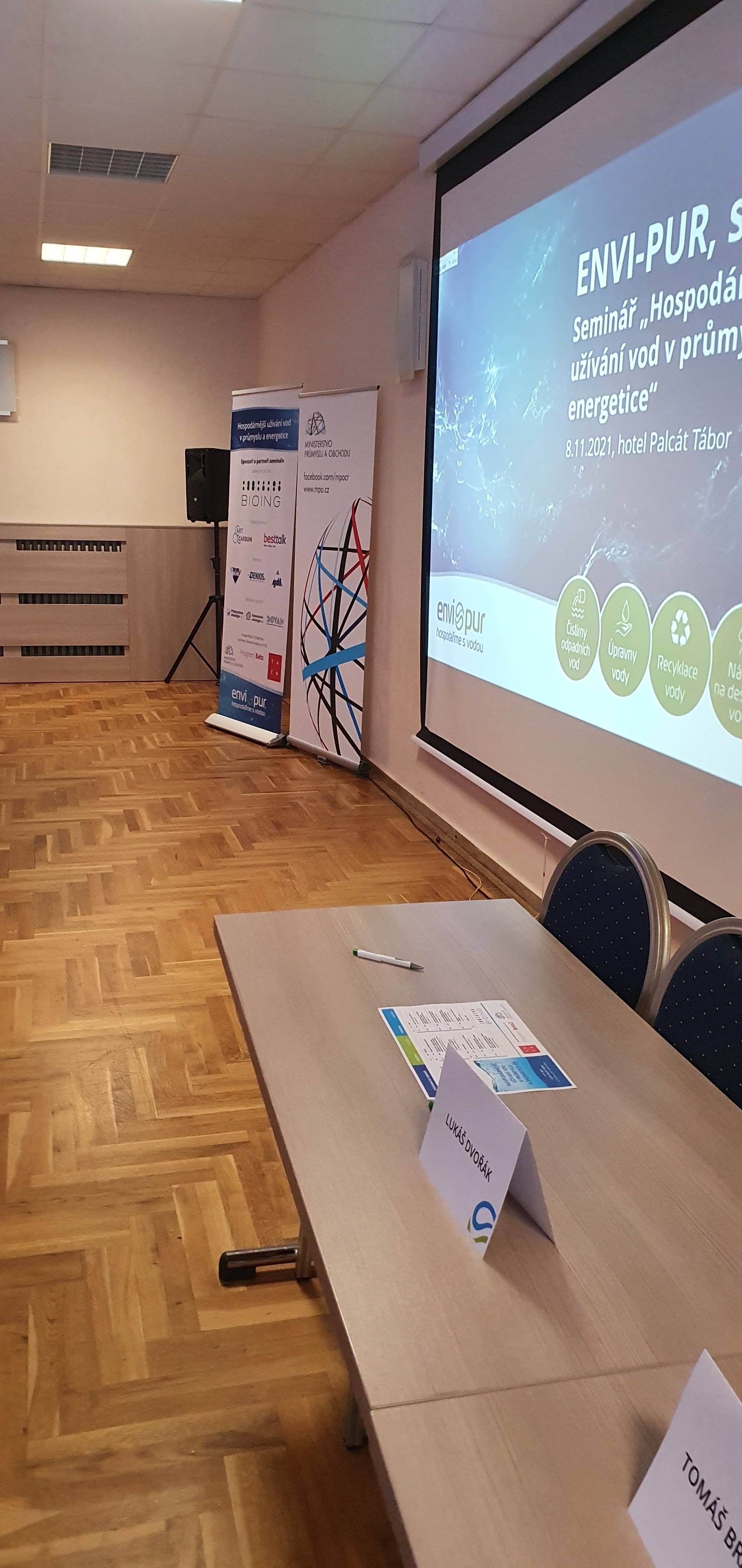 Seminář Hospodárnější nakládání užívání vod v průmyslu a energetice