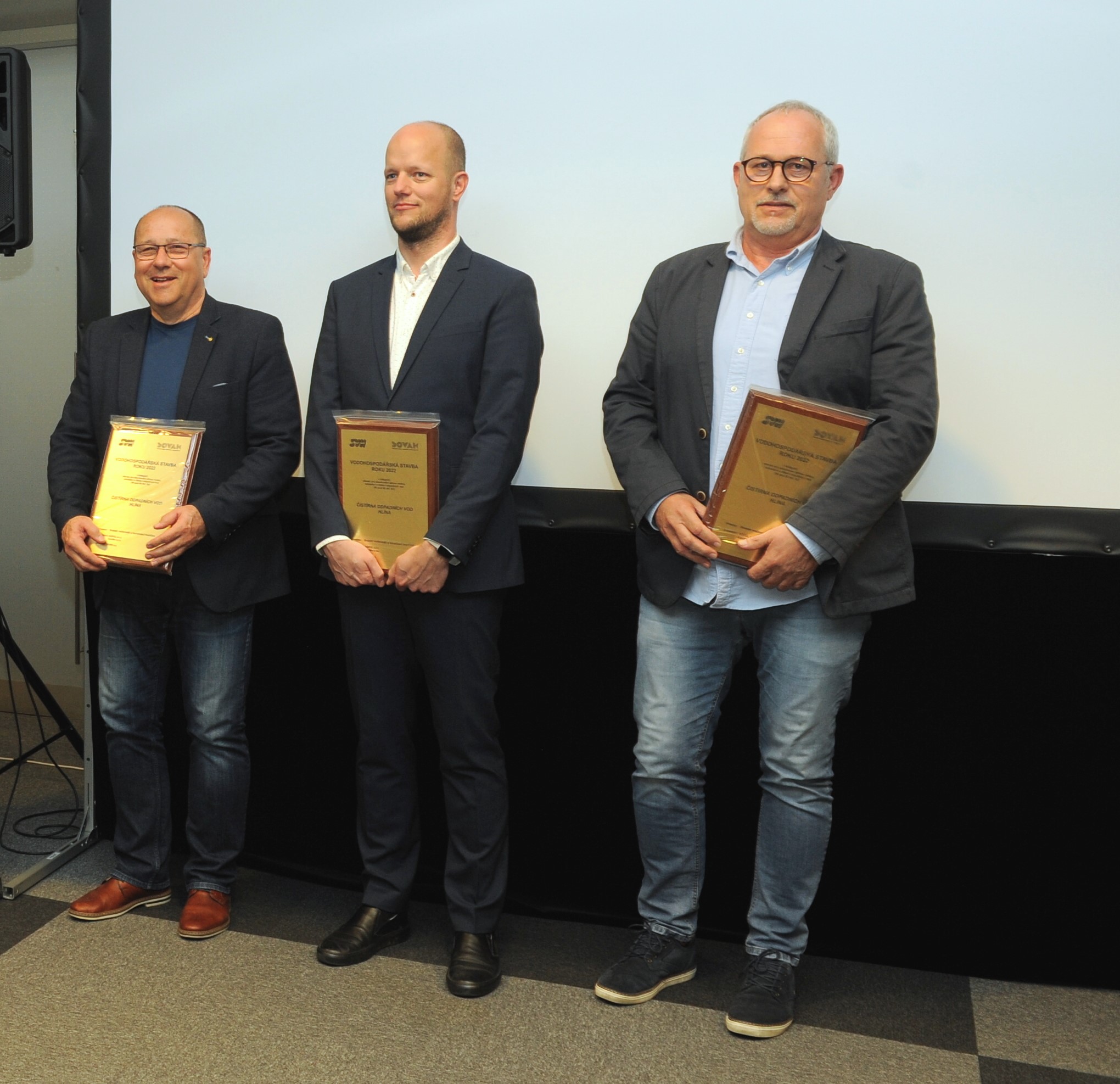 Předání ocenění v soutěži Vodohospodářská stavba roku 2022 – Čistírna odpadních vod Hlína Předání ocenění v soutěži Vodohospodářská stavba roku 2022 – Čistírna odpadních vod Hlína