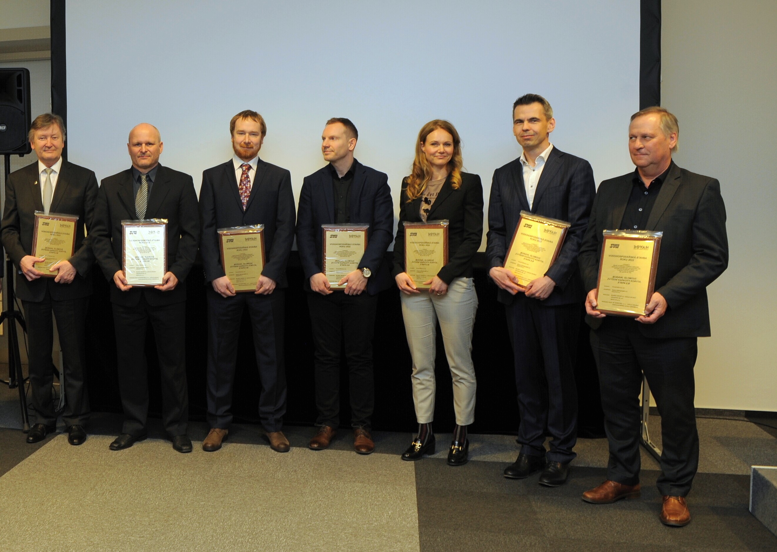 Předání ocenění v soutěži Vodohospodářská stavba roku 2022 – Morava, Olomouc – zvýšení kapacity koryta, etapa II.B Předání ocenění v soutěži Vodohospodářská stavba roku 2022 – Morava, Olomouc – zvýšení kapacity koryta, etapa II.B