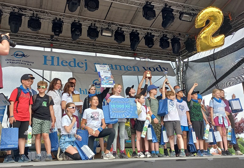 Tým Kapkybary získal 2. místo v soutěži Hledej pramen vody 2023 Tým Kapkybary získal 2. místo v soutěži Hledej pramen vody 2023