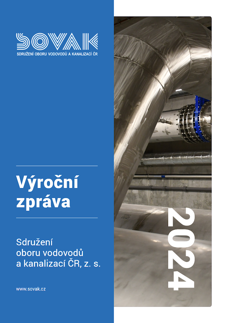 Obálka Výroční zprávy SOVAK ČR 2024