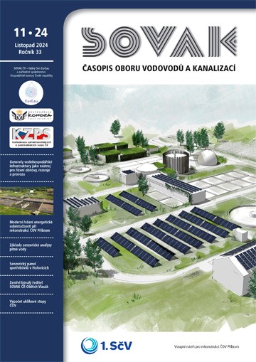 Titulní strana čísla 11/2024: Vstupní návrh pro rekonstrukci ČOV Příbram