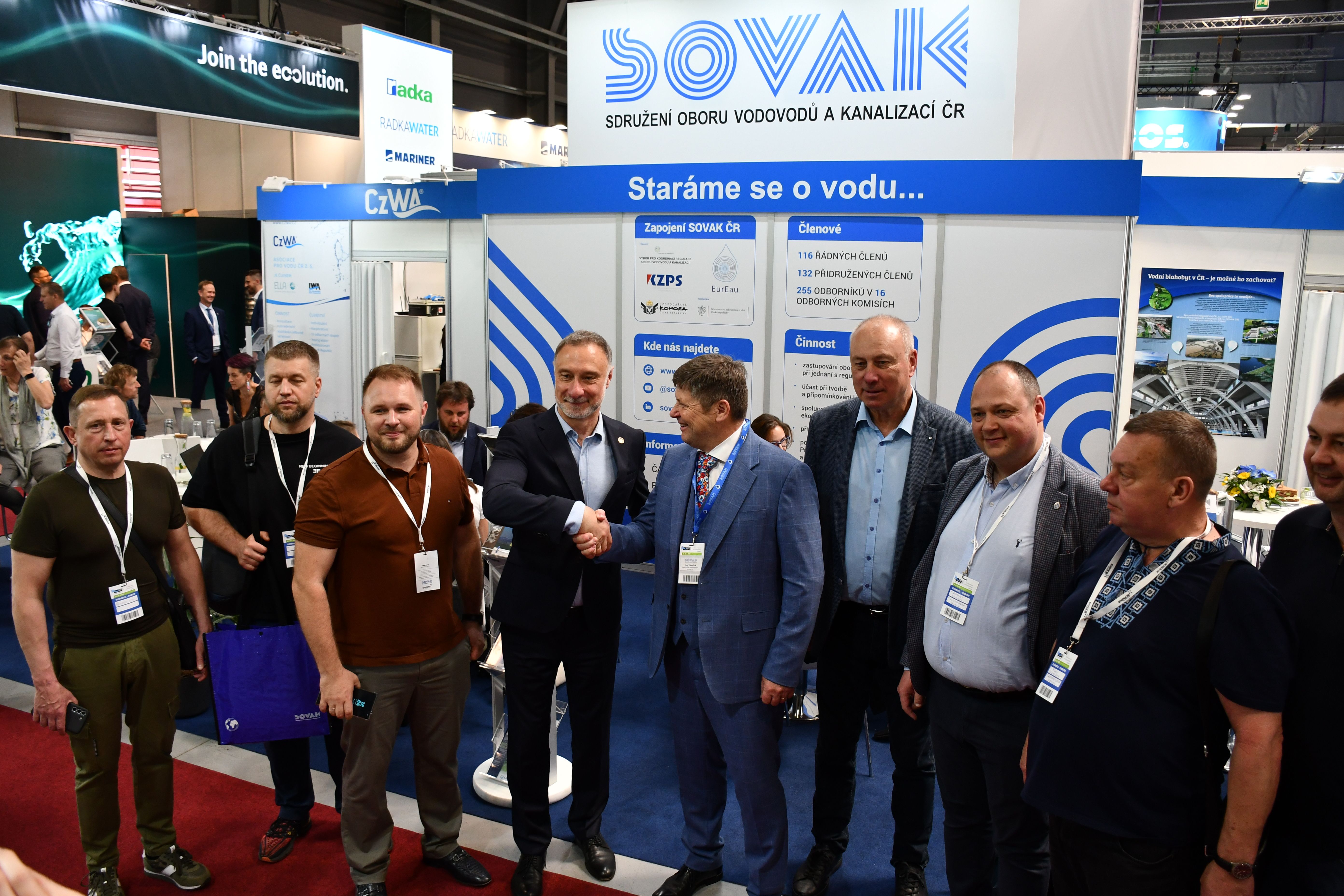 Ukrajinská delegace nebyla jediná, dále veletrh navštívili zástupci vodárenského sektoru z Turecka, Ghany (na snímku) a dalších zemí.