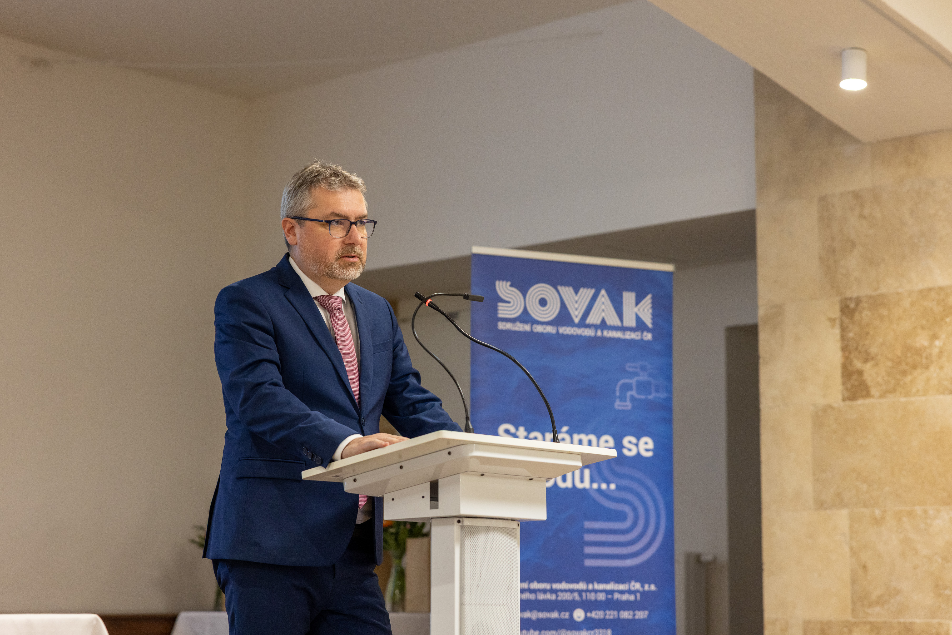 Ministr zemědělství Martin Šebestyán na valné hromadě SOVAK ČR