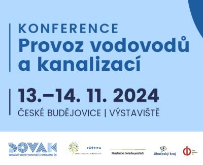 Konference Provoz vodovodů a kanalizací 2024