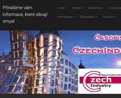 Portál časopisu CzechIndustry