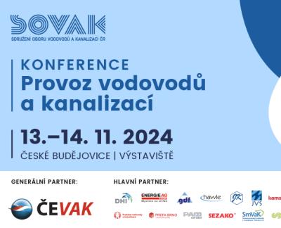 Konference Provoz vodovodů a kanalizací 2024