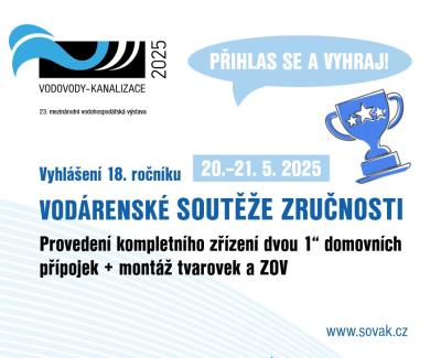 leták -  Vodárenské soutěže zručnosti