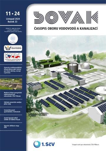 Titulní strana čísla 11/2024: Vstupní návrh pro rekonstrukci ČOV Příbram