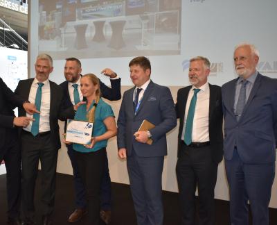 Cenu za nejlepší expozici převzala v kategorii nad 60 m² společnost LKPumpservice, s.r.o.
