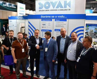 Ukrajinská delegace nebyla jediná, dále veletrh navštívili zástupci vodárenského sektoru z Turecka, Ghany (na snímku) a dalších zemí.