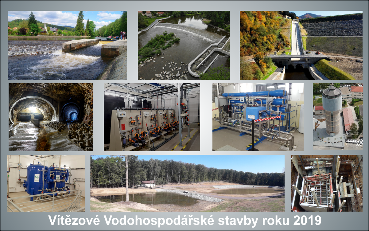 Vítězové soutěže Vodohospodářská stavba roku 2019 Vítězové soutěže Vodohospodářská stavba roku 2019