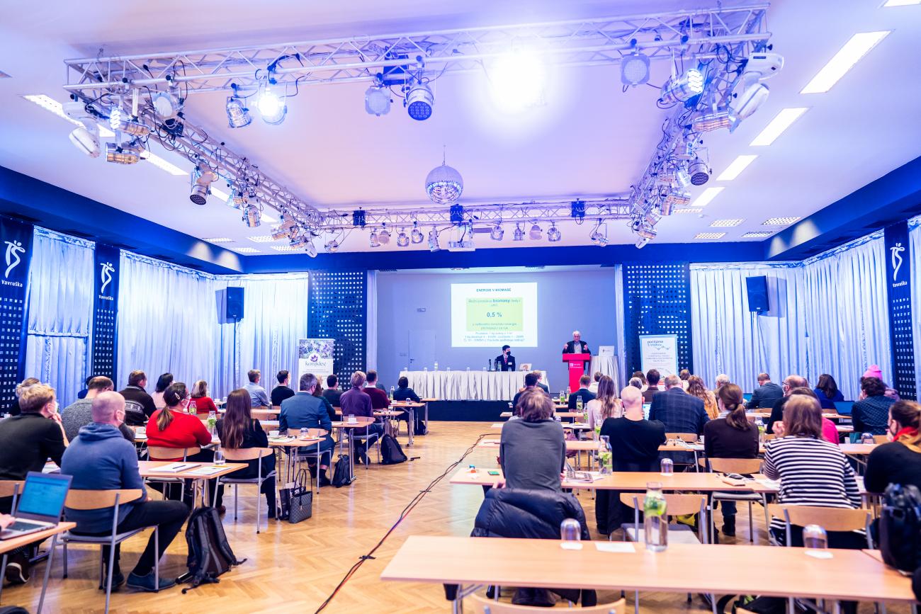 Sál konference Počítáme s vodou 2021 Sál konference Počítáme s vodou 2021