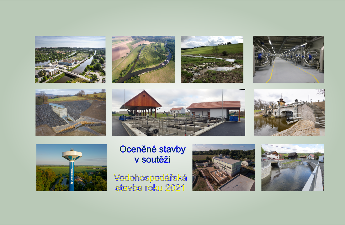 Oceněné stavby v soutěži Vodohospodářská stavba roku 2021 Oceněné stavby v soutěži Vodohospodářská stavba roku 2021