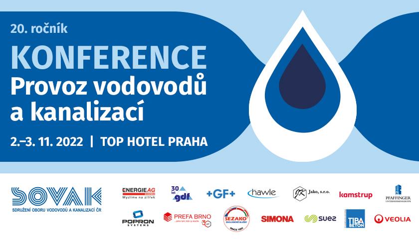 20. ročník konference Provoz vodovodů a kanalizací 2022