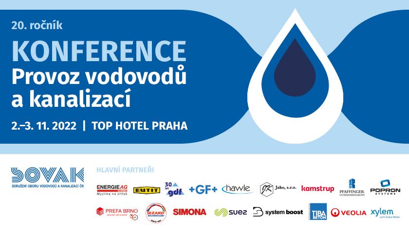 20. ročník konference Provoz vodovodů a kanalizací 2022