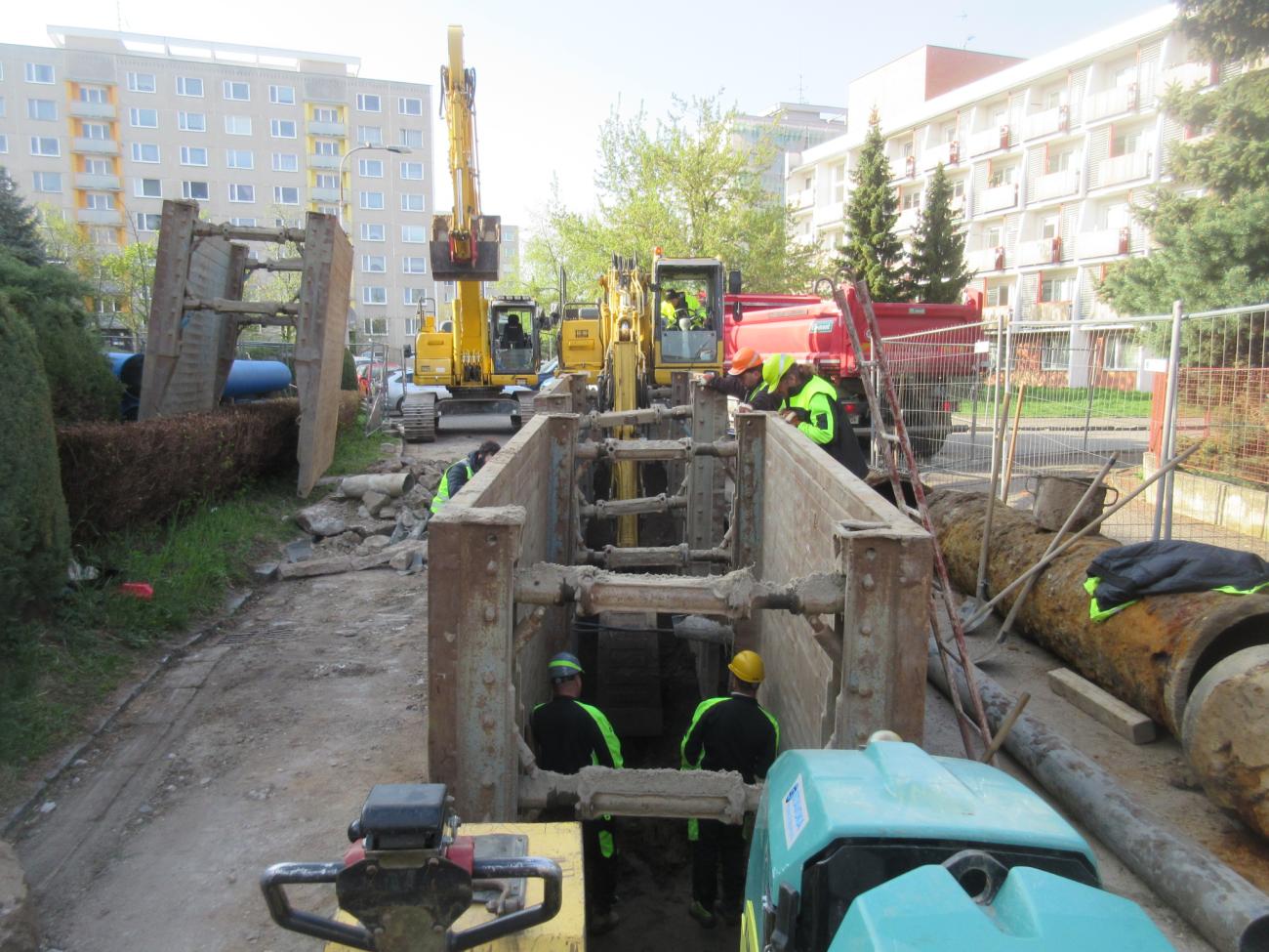 Obnova přívodního řadu DN 600 z úpravny vody na Orlici na vodojemy na Novém Hradci Králové, zdroj: Vodovody a kanalizace Hradec Králové, a. s.