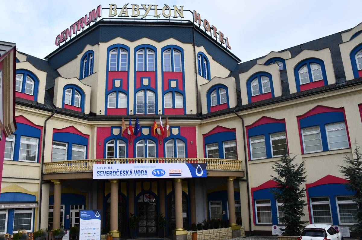 Místo konání konference Provoz vodovodů a kanalizací 2023,  WELLNESS HOTEL BABYLON, Liberec