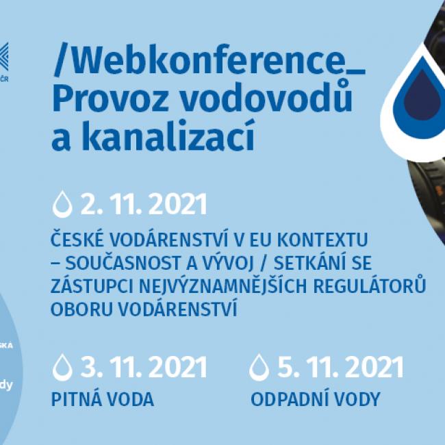 Webkonference Provoz vodovodů a kanalizací 2021