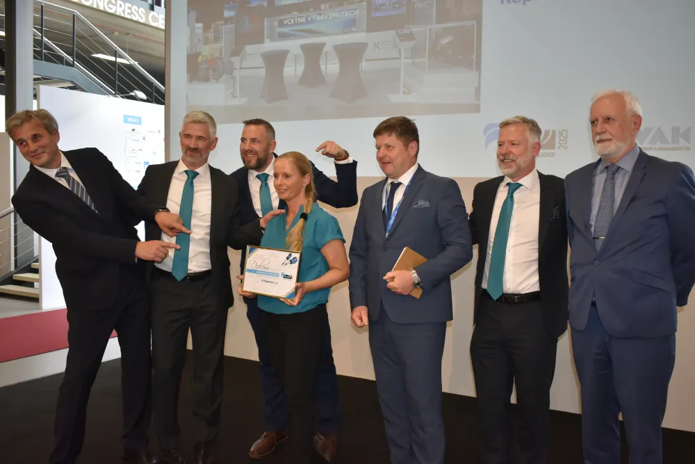 Cenu za nejlepší expozici převzala v kategorii nad 60 m² společnost LKPumpservice, s.r.o.