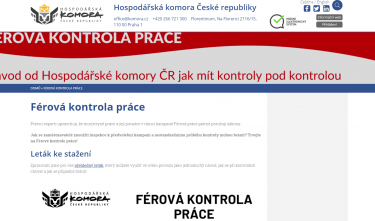 Webové stránky HK ČR