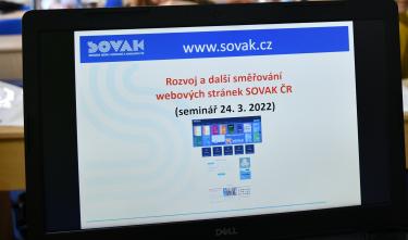 Seminář Rozvoj a další směřování webových stránek SOVAK ČR