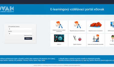 E-learningový vzdělávací portál eSOVAK