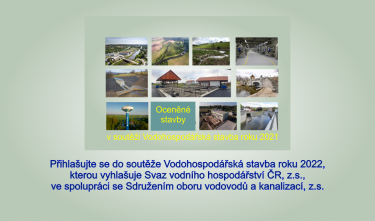 Vyhlášení soutěže Vodohospodářská stavba roku 2022
