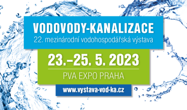 Banner výstavy VODOVODY-KANALIZACE 2023