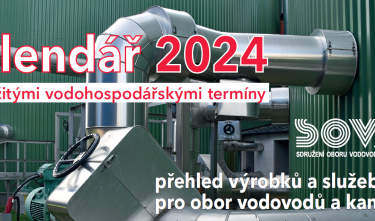 Titulní strana stolního kalendáře SOVAK ČR 2024